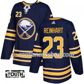 Adidas Maillot de Hockey Buffalo Sabres Sam Reinhart 23 2017-2018 Bleu Marine Authentic - Enfant